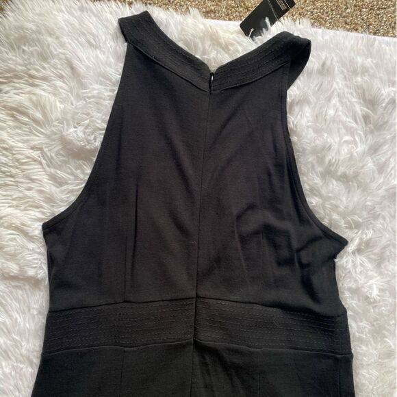 Ann Taylor Loft Dress Sleeveless Black Stretchy Flowy Women’s Size 2 NEW - Picture 7 of 10